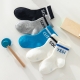 Kids Assorted colours Sports Socks For Spring And Summer (5Pairs)