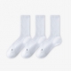 Women's Tube Socks, Breathable&Comfortable Sport Socks (White, 3Pairs)